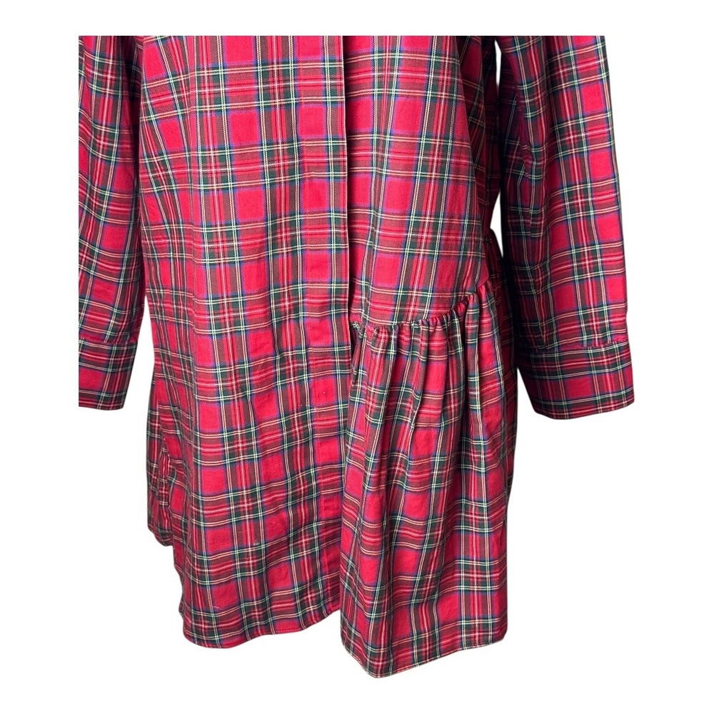Zara Red Checkered Mini Dress - Picture 6 of 11